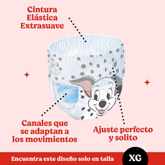 Pantaloncitos Huggies Active Sec Xtra-Flex XG, 64 uds. (Edición Limitada)